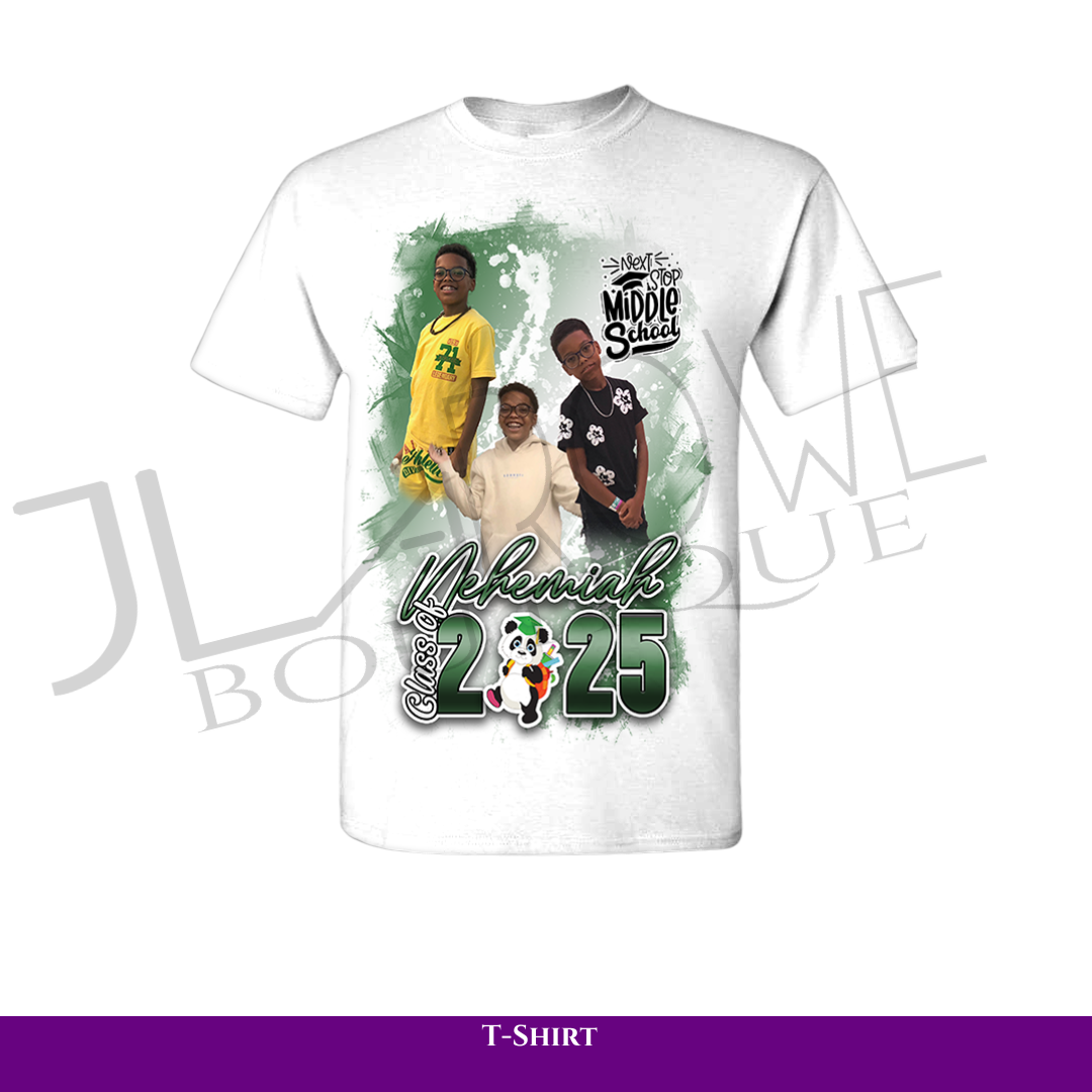 Graduation: Nehemiah Stole-125 (Green/Black)