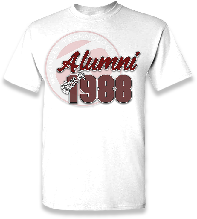 Alumni - Premium Digital Print (Logo Class of Alumni) T-Shirt