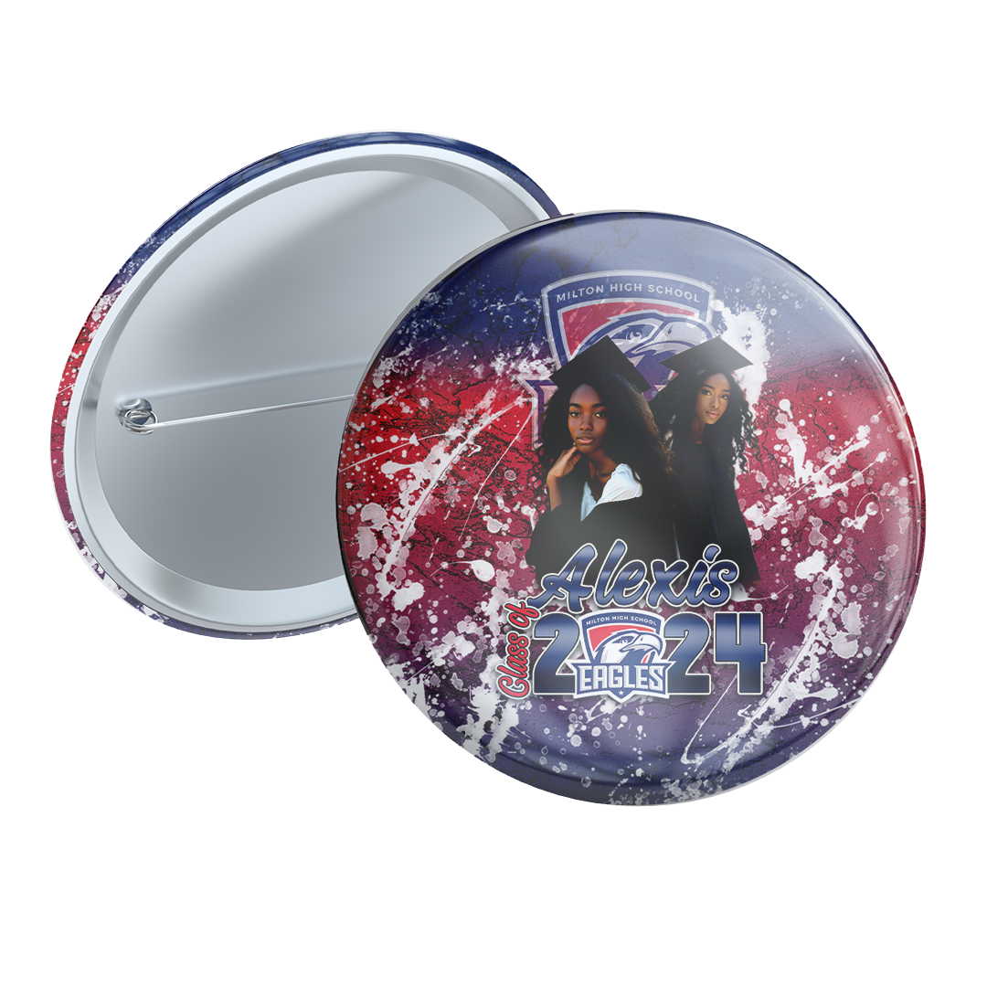 Graduation: Full-Color Buttons-125