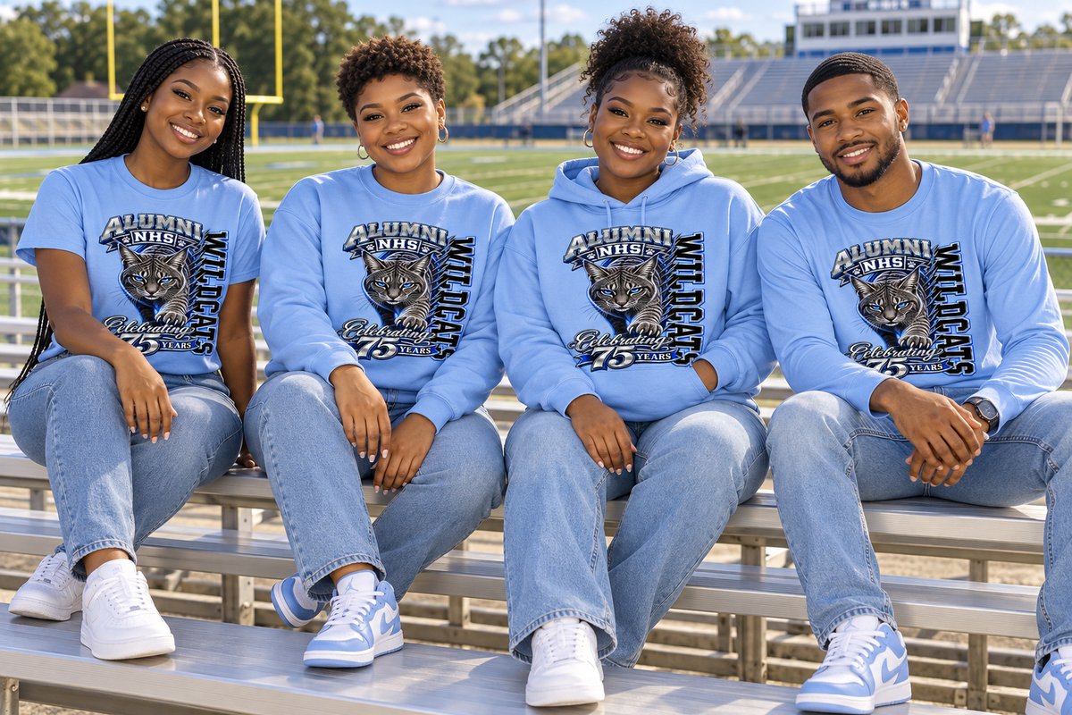 NHS Wildcats 75th Anniversary Alumni Long Sleeve T-Shirt