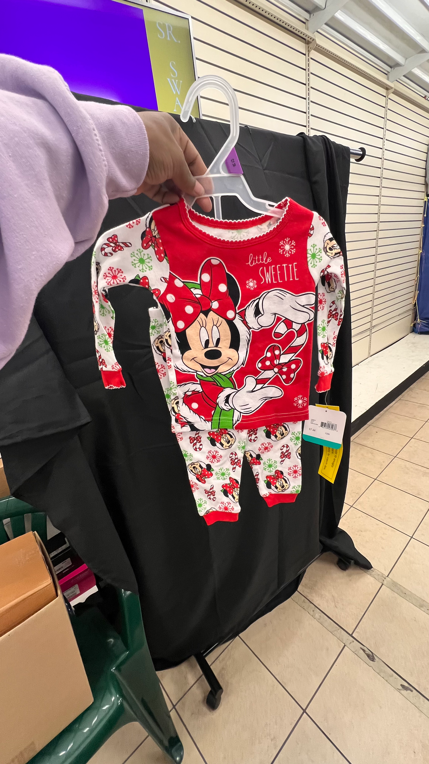 Girl's Little Sweetie Christmas Pajama Set