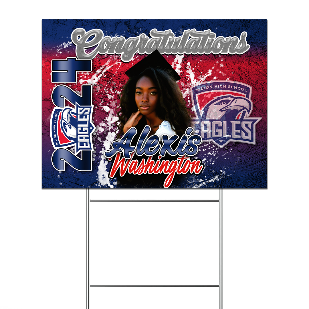 Graduation: Premium Graduation Yard Sign-125