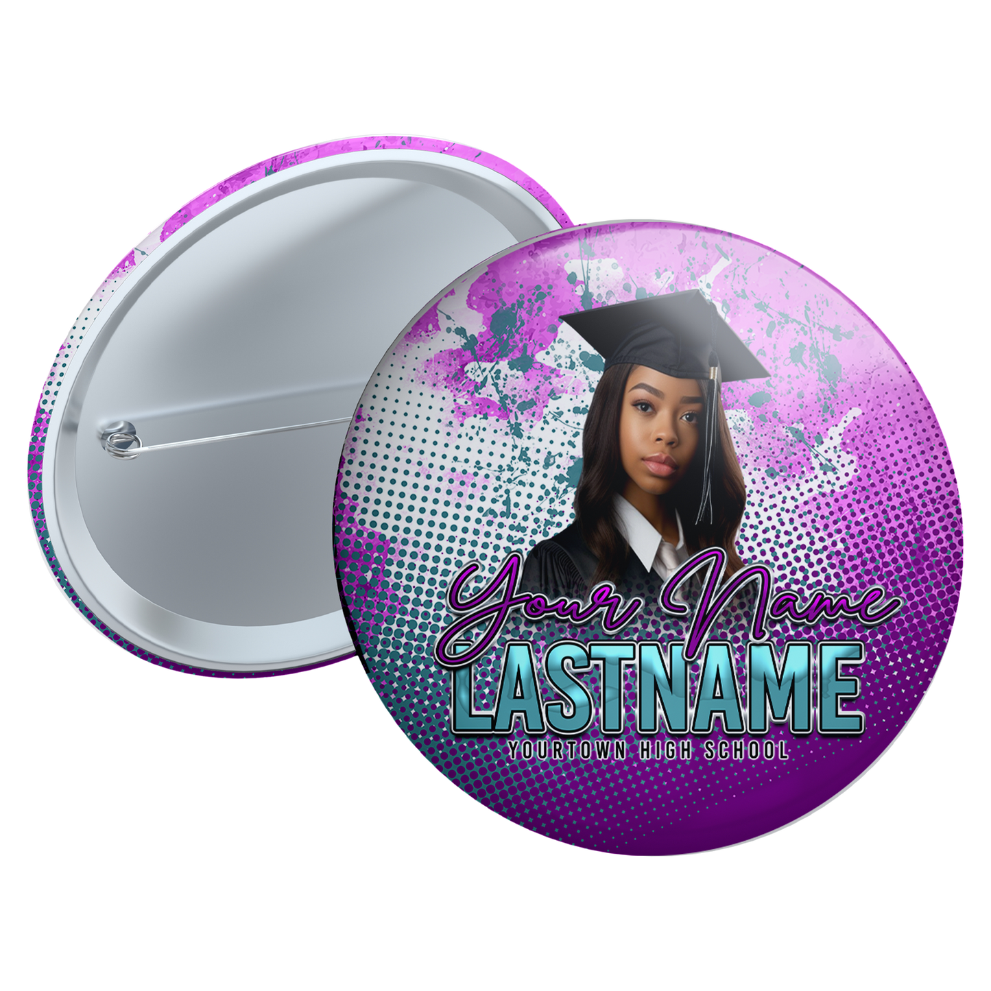 Graduation: Full-Color Buttons-216