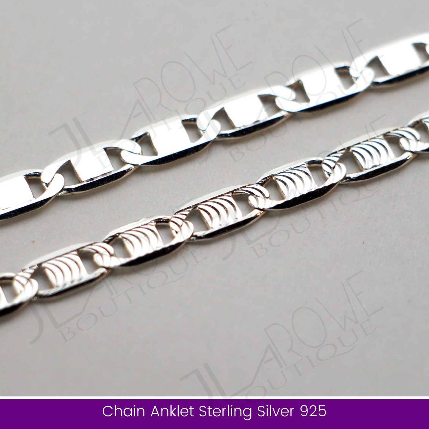 Chain Anklet Sterling Silver 925