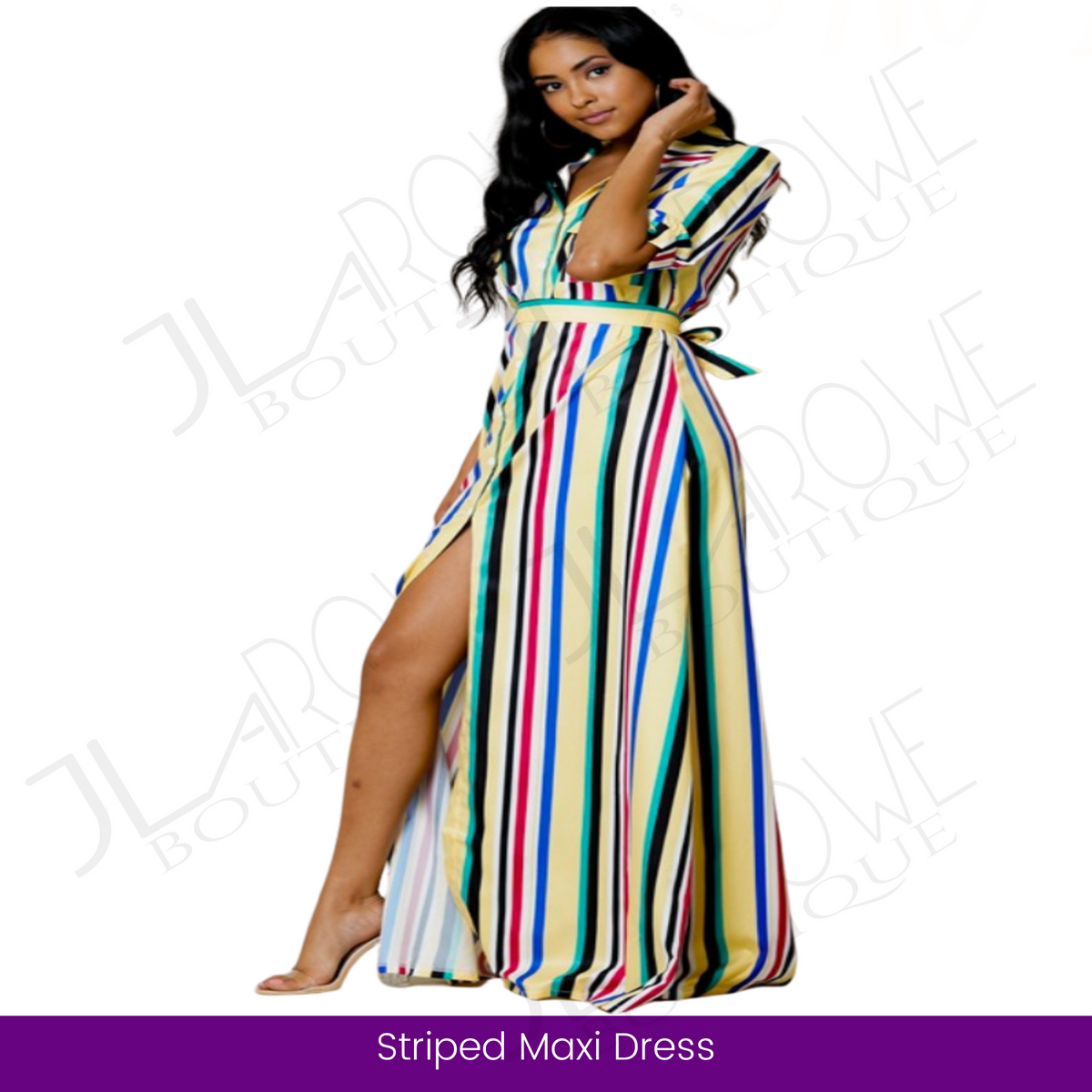 Striped Maxi Dress