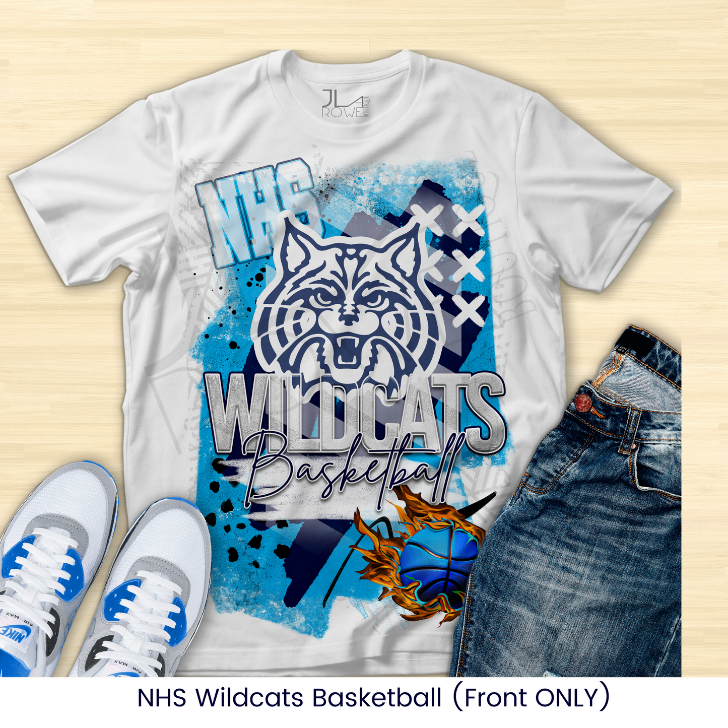 Northwestern: Basketball Wildcats Logo T-shirt