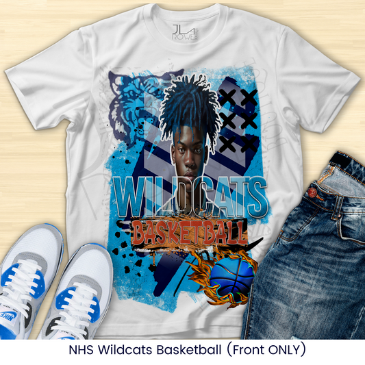 Northwestern: CUSTOM - Basketball Wildcats Player T-shirt