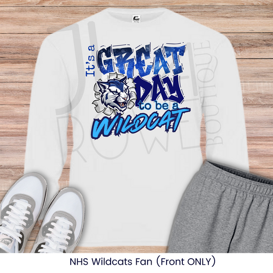 NEW! Northwestern: It's a Great Day Wildcat T-Shirt (Long Sleeve)