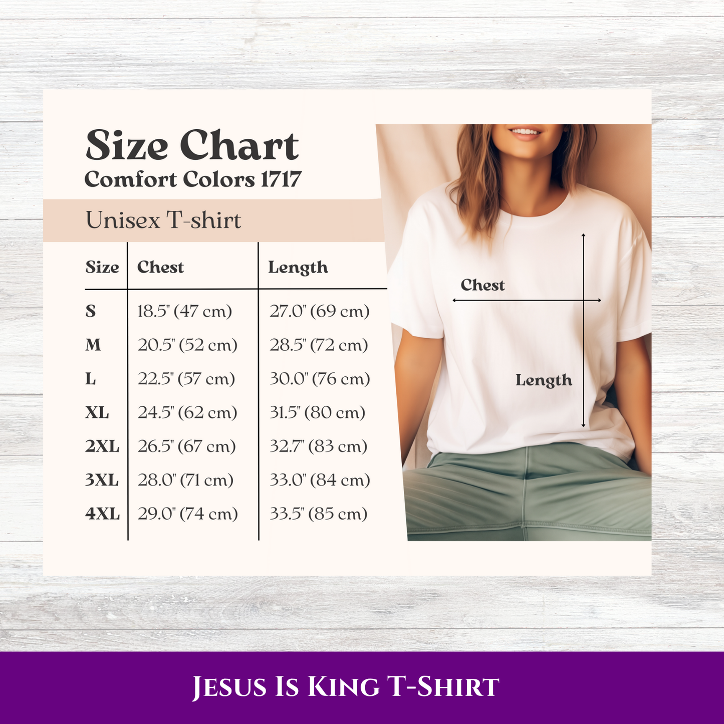 JESUS IS KING Embroidered Shirt