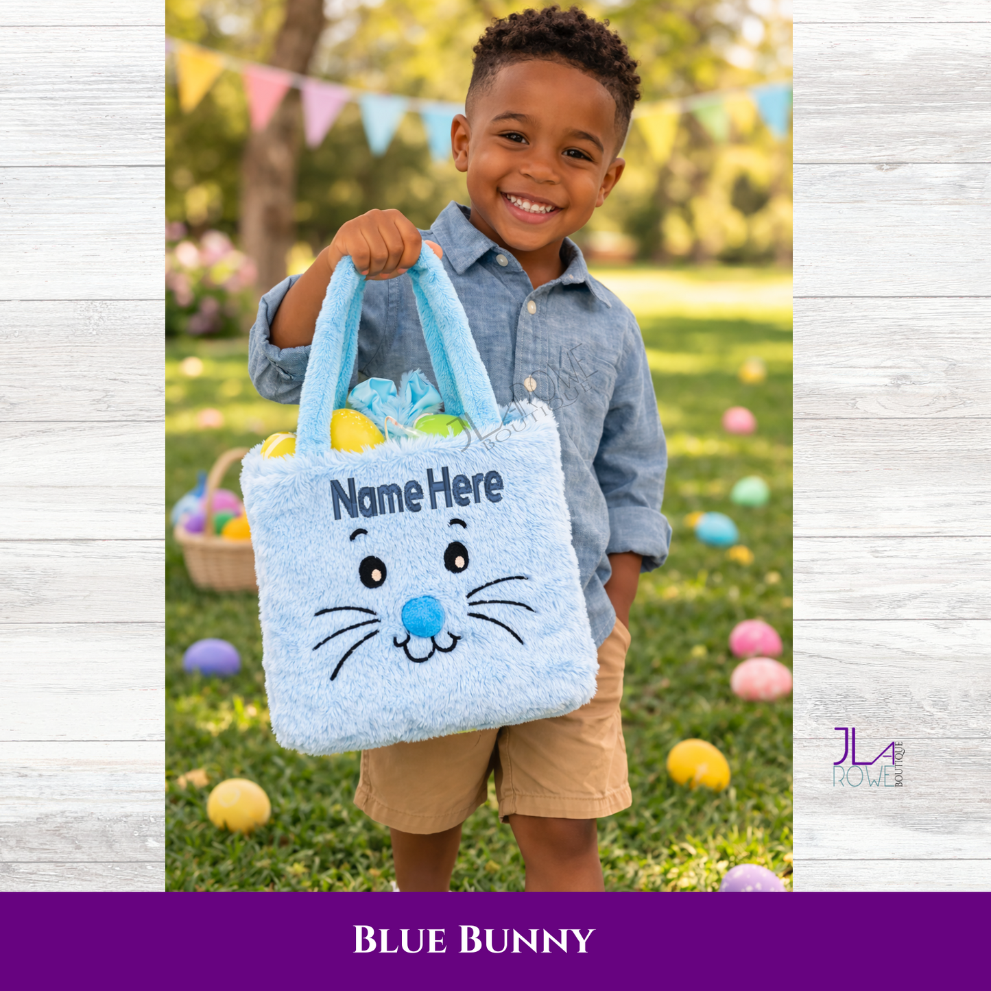 Plush Easter Tote Bag