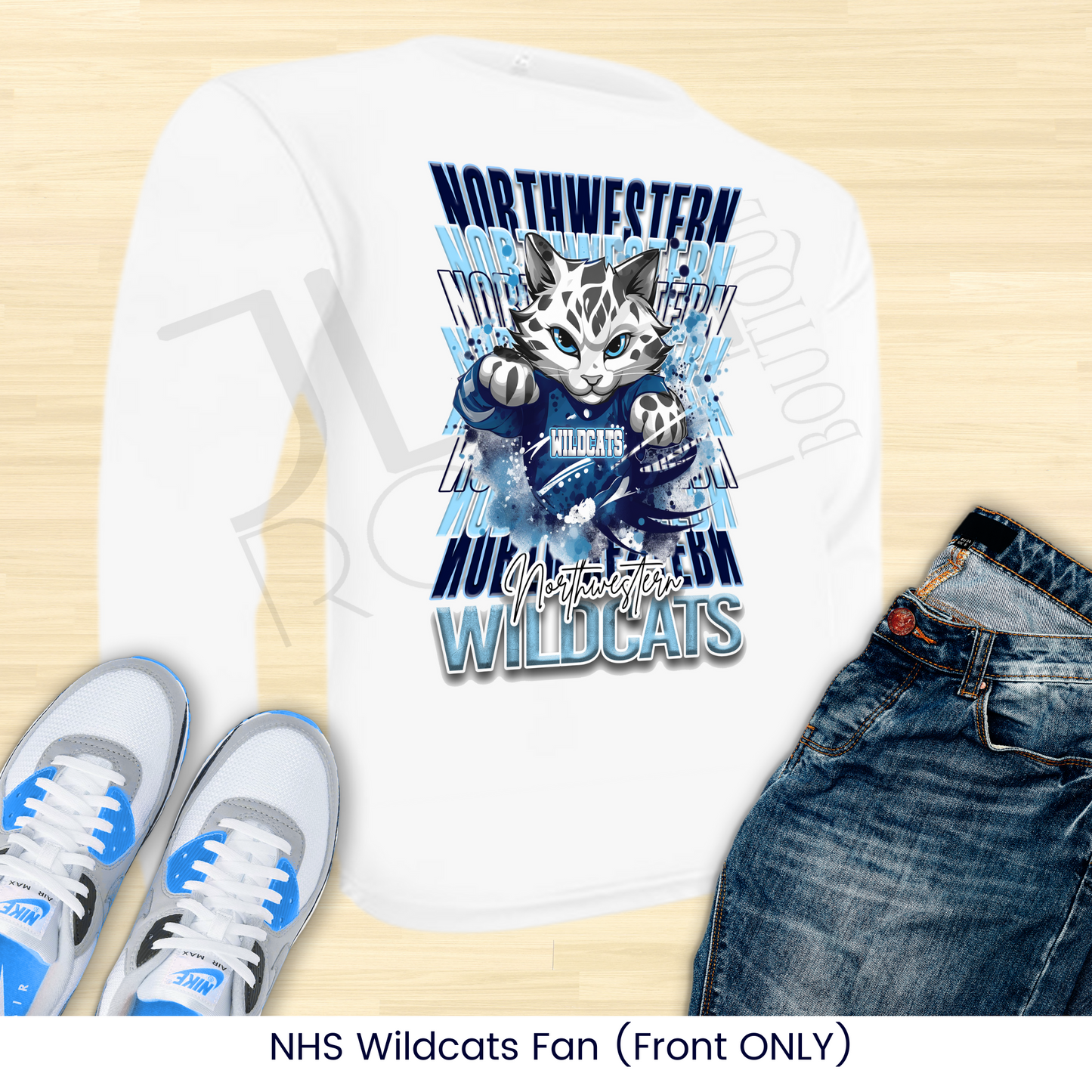 Northwestern: Fan Long sleeve T-Shirt-236