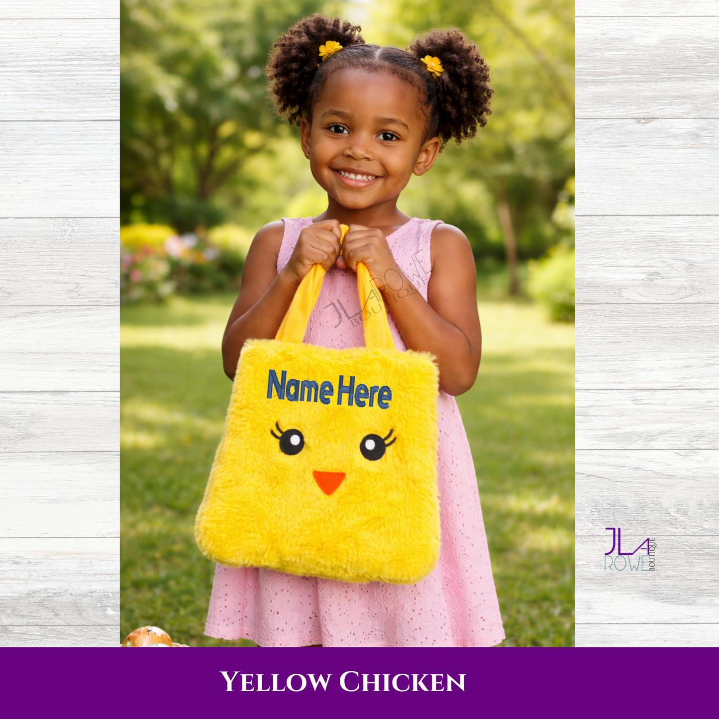 Plush Easter Tote Bag