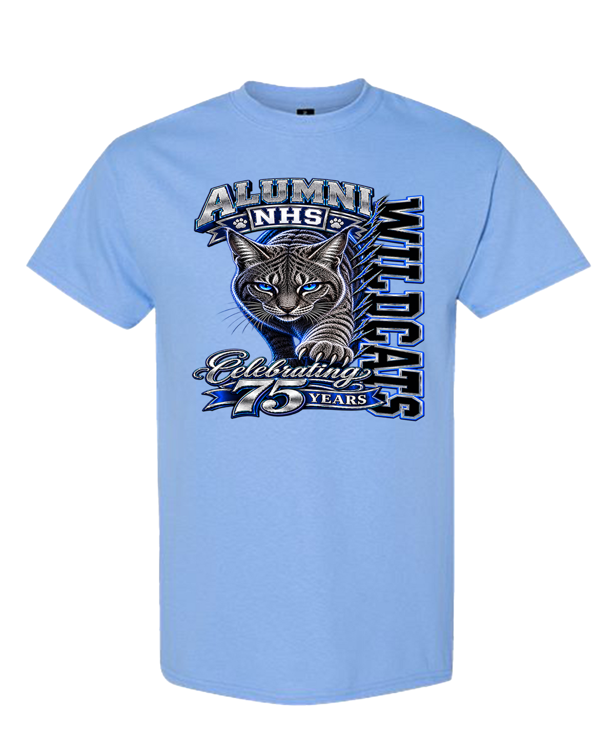 NHS Wildcats 75th Anniversary Alumni Short Sleeve T-Shirt