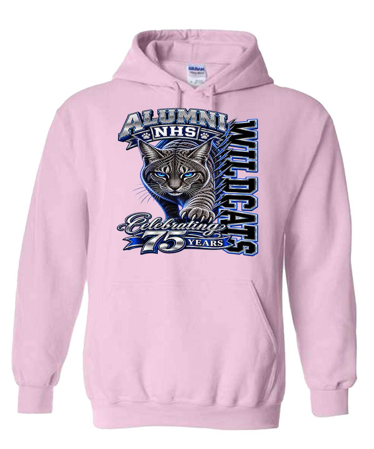 NHS Wildcats 75th Anniversary Alumni Hoodie