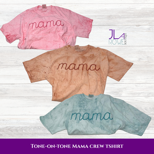 Tone-On-Tone Mama Tie-Dye T-shirt