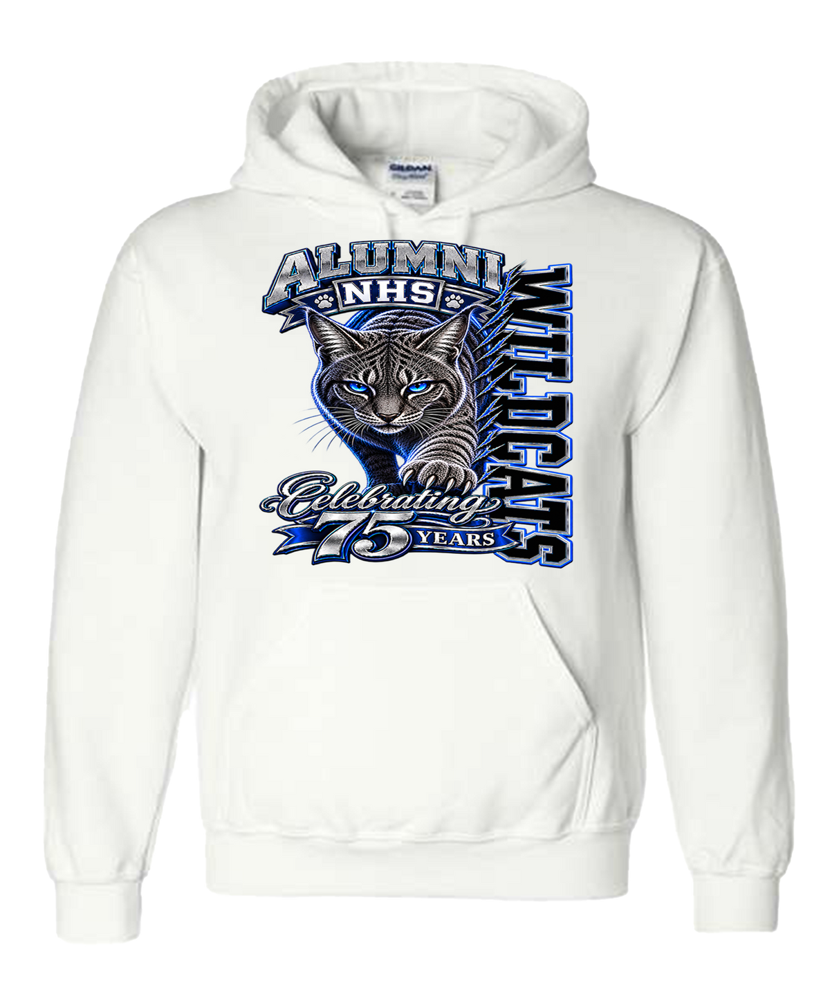 NHS Wildcats 75th Anniversary Alumni Hoodie