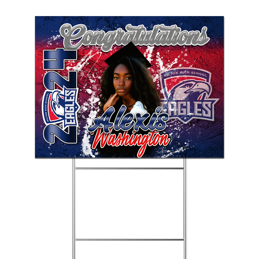 Graduation: Premium Graduation Yard Sign-125