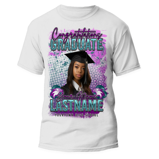 Graduation: Premium Digital (13x19) Print T-Shirt-216