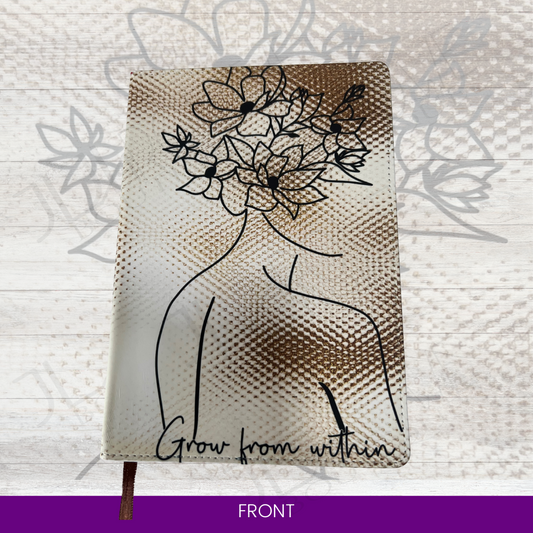 Journal - Grow from within - with lined paper