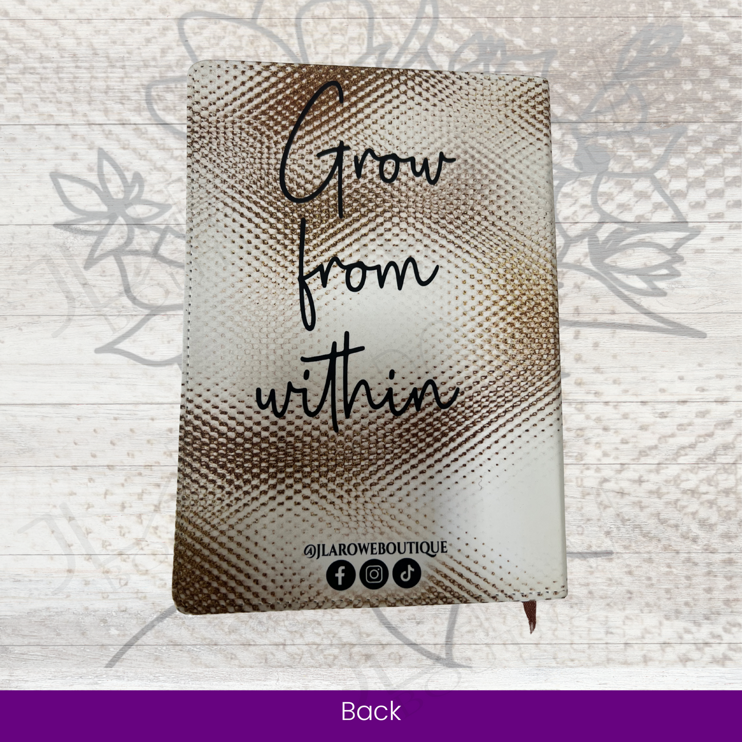 Journal - Grow from within - with lined paper