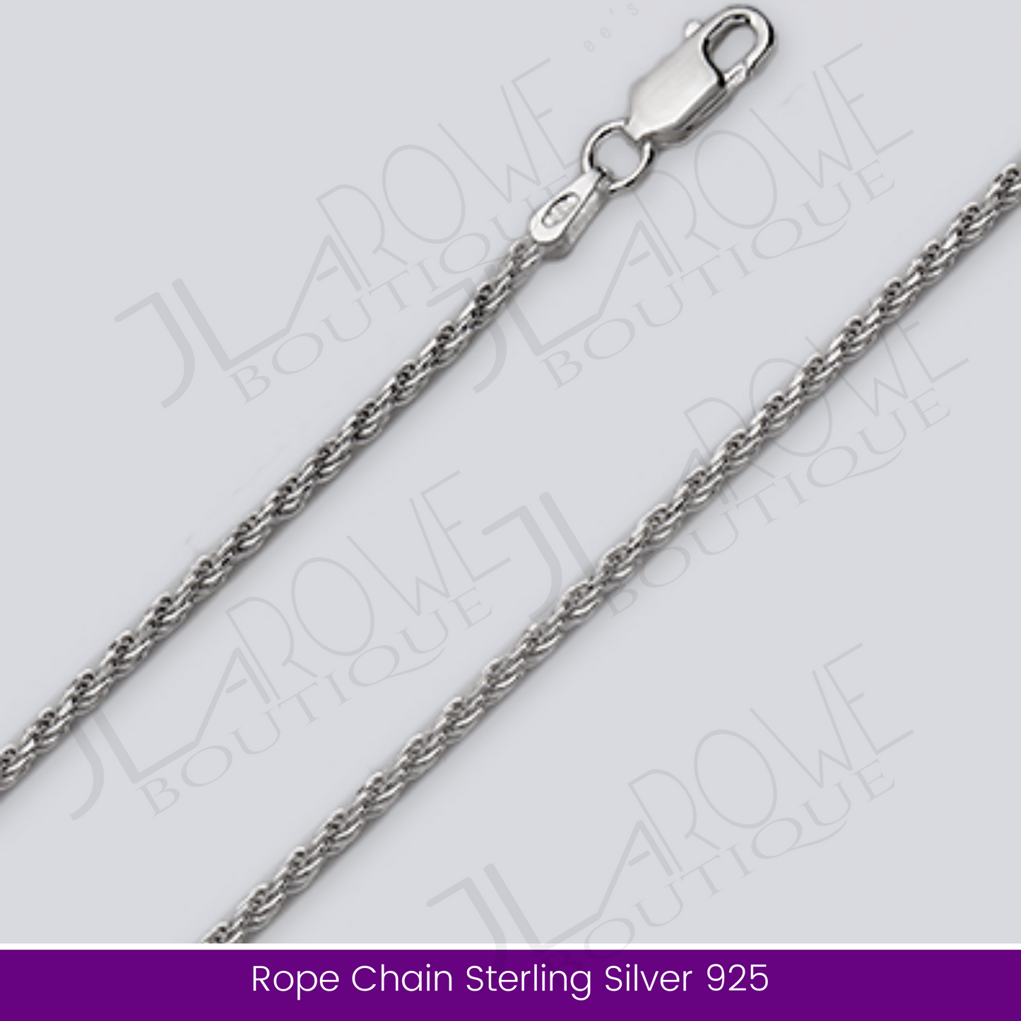 Rope Chain Sterling Silver 925 (Limited Stock)